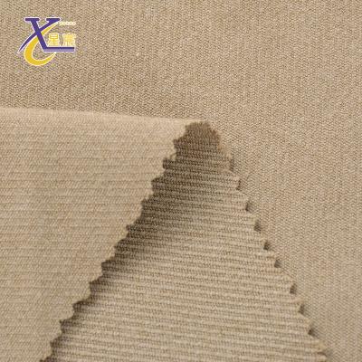 China Xingchen OEM 370gsm Professional Viable Rayon Poly Spandex Solid Woven Stretch Pants Fabric for sale