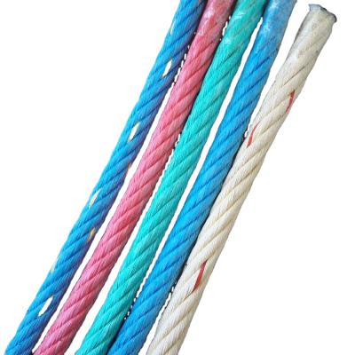 China Marine Fishing PP Monofilament Wetsuit Rope Steel Wire Core Marine Fishing Rope for sale