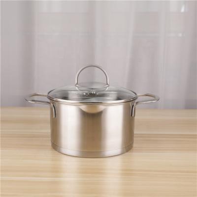 China Modern Style Stocked 304 Stainless Steel Multifunctional Cooking Pot Milk Boiling Pot for sale