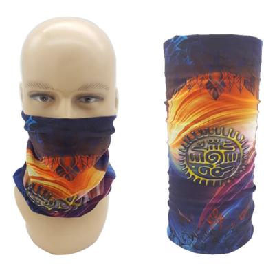 China Multi-Function Recycled Plastic Bottles Material Polish Tube Scarf 100% RPET Multi-Function Magic Bandana for sale