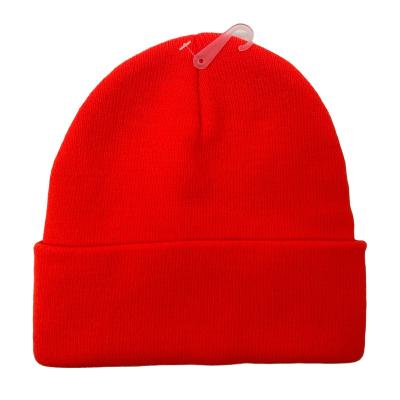 China Factory JOINT Custom Hot Sales Solid Color Dyed Winter Knit Beanie Hat Toques With Custom Logo For Whites for sale