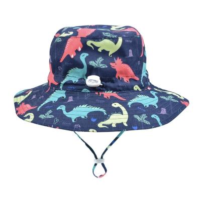 China 100% Polyester Parasol Custom Sublimation Printed SPF 50 Kids Outdoor Bucket Hat Air Out Hat For Boby for sale