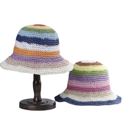 China New Custom Promotional Stylish Sunshade Fashion Stylish Fisherman Unisex Knitted Bucket Hats for sale