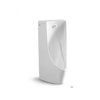 China Sensor urinal floor standing ceramic urinal HY-613D ceramic automatic sensor one-piece urinal for sale