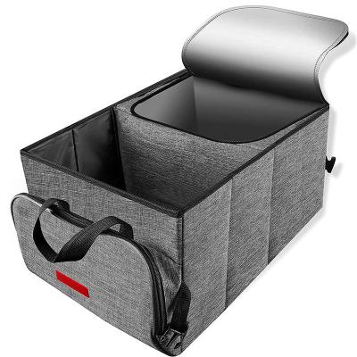 China Large Capacity Car Travel Thermal Insulation Large Foldable Trunk Storage Bag Storage Car Storage Box Outside Bag Heat Insulation Washable Cooler Cold Bags for sale