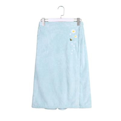 China Wholesale Child Safe Towel Hair Dryer Dog Print Towel Dressing Gown Bath Towel Bath Robe Skirt Bath Skirt Children's Towel for sale