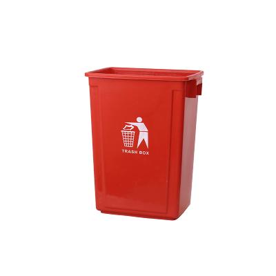 China Sustainable Plastic waste bins litter Trash Can Recycle Outdoor  Large  PP Plastic Trash Cans container  poubelle for sale