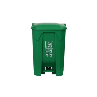 China Foot-stinging Bin Household Cover Kitchen Waste Bin Sustainable Classified Public Place The New Commercial Standard for sale