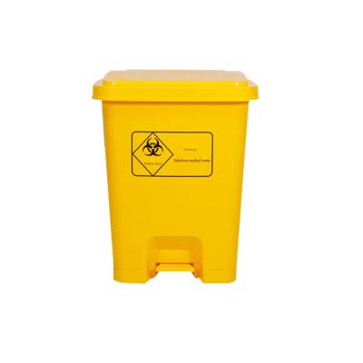 China Wholesale 40L Custom Foot Pedal Sustainable Household Trash Bin Medical Trash Can With Lid for sale