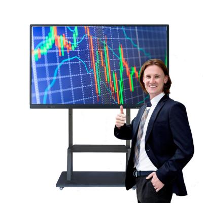 China 75 inch 4k touch screen all in one interactive whiteboard with best price 75