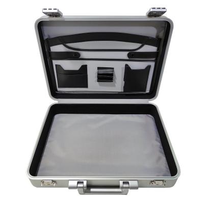 China All Aluminum Alloy Quality All Aluminum Alloy Hard Shell Laptop Briefcase Business Carrying Case With TSA Combination Lock for sale