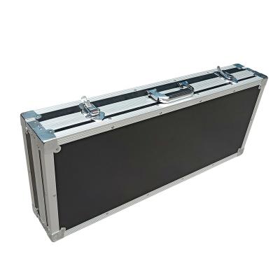 China Heavy Duty With OEM Design High Quality Custom Black Aluminum Flight Case Cheap Aluminum Rectangle DJ Tool Box Flight Case for sale