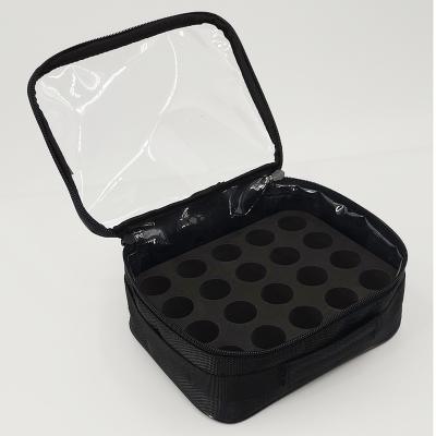 China Professional Mass Storage Nail Artist Nail Polish Storage Carry Bag Makeup Bag for sale