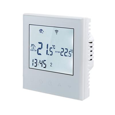 China Blue White Thermostats Under Floor Heating WiFi Modern Water Heat Thermostat 3a 220v Underfloor WiFi for sale