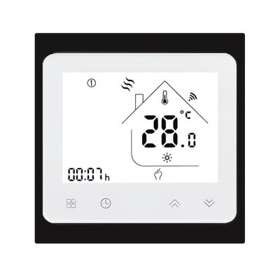 China Modern LCD Touch Screen Thermostat Digital Screen Indoor WIFI Thermostat for Electric Dry Floor Heating System for sale