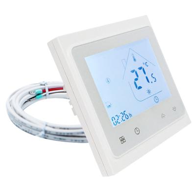 China Modern Tuya App Wifi Thermostat LCD Touch Screen Temperature Controller For Home Electric Hot Floor Google Alexa for sale