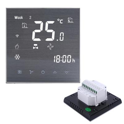 China Modern Smart Wifi Digital Fan Coil Thermostat With Programmable Temperature Controller For HVAC System for sale