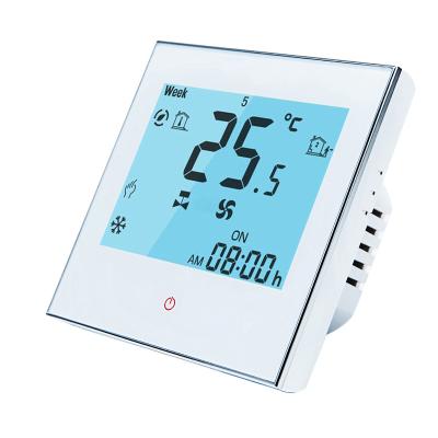 China Wall Modern Central Smart Switch Thermostat Air Conditioner Thermostat Tuya WiFi Wireless Temperature Controller for sale