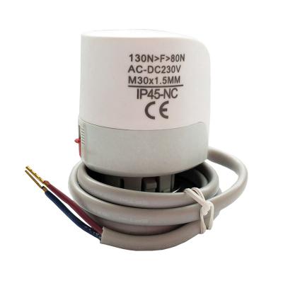 China Modern Electric Thermal Actuator Radiator Thermostat Valve Actuator For Heating Manifolds for sale