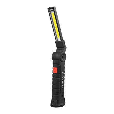 China ABS+PC 2022 New Design Multifunctional COB Work Lightweight Foldable Led Working Flashlight for sale