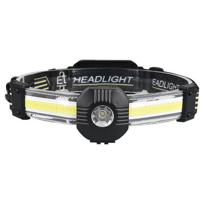 China Head Moving Light 350 Lumen High Power 10W Super Bright COB Outdoor Flood Led Light With Battery Pack Heating Headlight For Fishing for sale