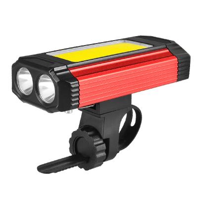 China Wholesale Usb Rechargeable Bicycle Front Light Bike Light Safety Bicycle Led Headlight Bike Lights Easy To Install for sale