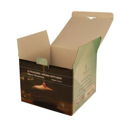 China Recyclable Delicate Appearance Corrugated Packaging Boxes Corrugated Counter Cardboard Display Box for sale