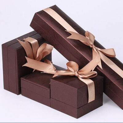 China Recyclable Custom Beautiful Gift Packaging Paper Box With Colorful Ribbon For Gift for sale