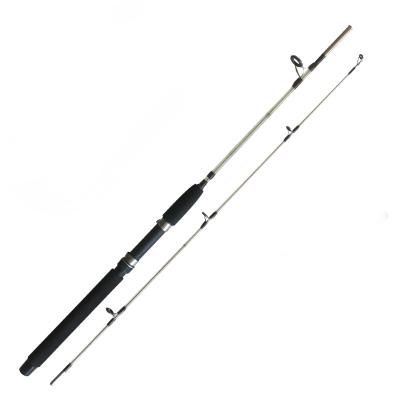 China Glass Super Tough Transparent Solid Fiberglass Spinning Fishing Rod for sale