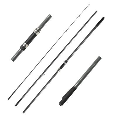 China Empty Carbon Surfcasting Fishing Rods Carbon Fiber Surf Rod 3 Sections for sale