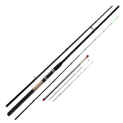 China China Weihai EVA and Cork Handle Mix Carbon White 3.9m Medium Fast Spinning Feeder Fishing Rod for Saltwater and Freshwater for sale