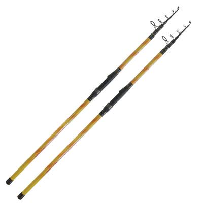 China Carbon 420 Cm 450 Cm Mix Carbon or Fiberglass Surf Big Telescopic Rod Telescopic Fishing Rod Saltwater Beach Fish Rod for sale