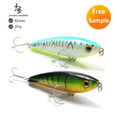 China ABS Plastic Pencil Bait 95 Artificial Bass Wobbler Pencil Lures Stickbaits Fishing Sinking Lures Bass 95mm for sale