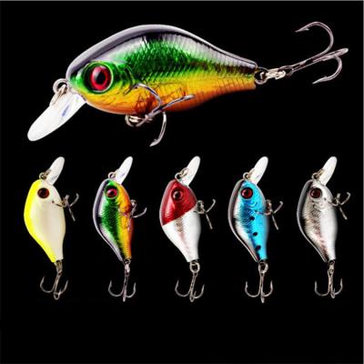 China ABS Plastic Wholesale 60mm Lure 7.8g Set Minnow Fishing Crank Unpainted Crank Kit for sale