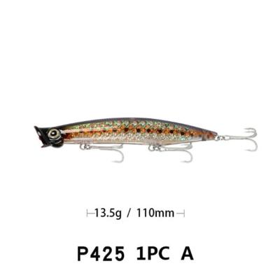 China High Quality ABS Plastic Wholesale 43g 120mm Snap Fishing Lures Big Top Water Saltwater Fishing Lures for sale