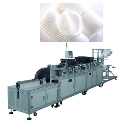 China Cosmeic Use Customized Automatic Cotton Pad Machine 80-100 Pcs/Min To Make Cotton Pads for sale