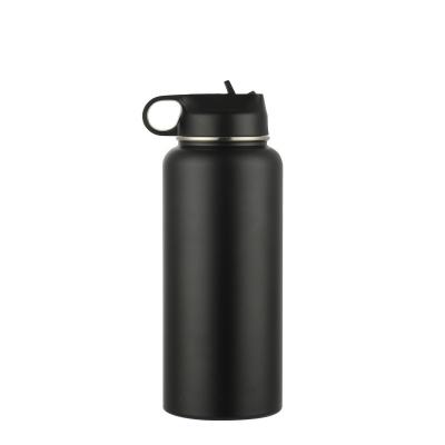 China 18/8 PORTABLE Reusable Stainless Steel Water Bottle 32oz Wide Mouth Double Wall Vacuum Insulated Flask With Lid BPA Free for sale