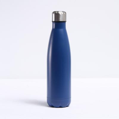 China PORTABLE 500ML Sublimation Stainless Steel Cola Shape Sport White Water Bottle for sale