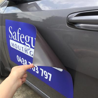 China Waterproof+Eco-friendly Customized Magnetic Sticker Advertising Door Magnet Sticker for sale