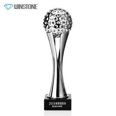 China International Golf Trophies Custom Metal Alloy For Car Dealership Sales Awards for sale