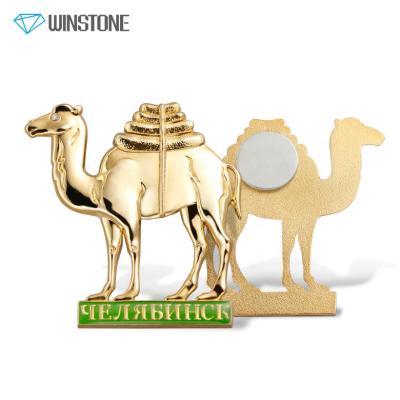 China Shape Custom Die Cast Souvenir 3D Camel Tourist Fridge Magnet For Fridge for sale