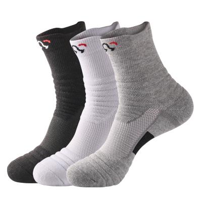 China Antibacterial Bamboo Sports Socks Mens 100 Cotton for sale