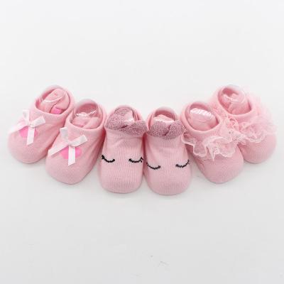 China 2018 wholesale cute soft QUICK DRY anti-skid baby socks for sale