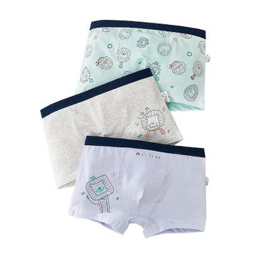 China ZXQ19 Cotton Anti-Static Wholesale Children's Underwear Boxed Flat-angle Soft Underwear For Boys for sale