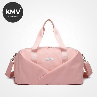 China Shoe Compartment Independent Sports Bag Custom Gym Bag Women Fitness Swimming Waterproof Duffel Bag for sale