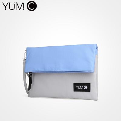 China Blue Clutch Fashion Contrast Color Handbag Clutch Bag Evening Clutch Bag for sale