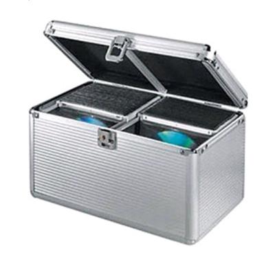 China 200 CD DVD R Media Aluminum Storage Case Rack For DJ XY-107 for sale