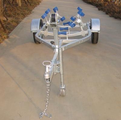 China Boat Trailer 4.1m Galvanized Boat Trailer With Roller System CT0410B for sale