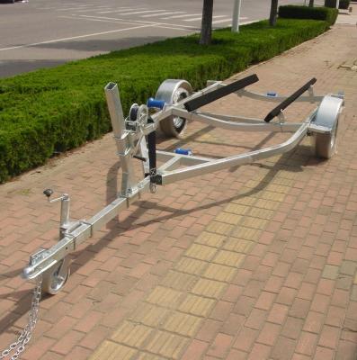 China Boat Trailer Manufacturer Supply Foldable Adjutstbale 4.8m Boat Trailer For Europe CE480 High Quality for sale