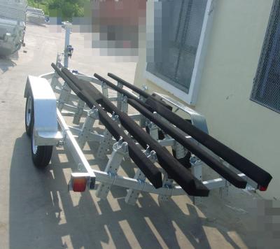 China Factory Made Heavy Duty Boat Trailer Hot Dip Galvanized 7.3m Boat Trailer For Sale BCT0108P for sale